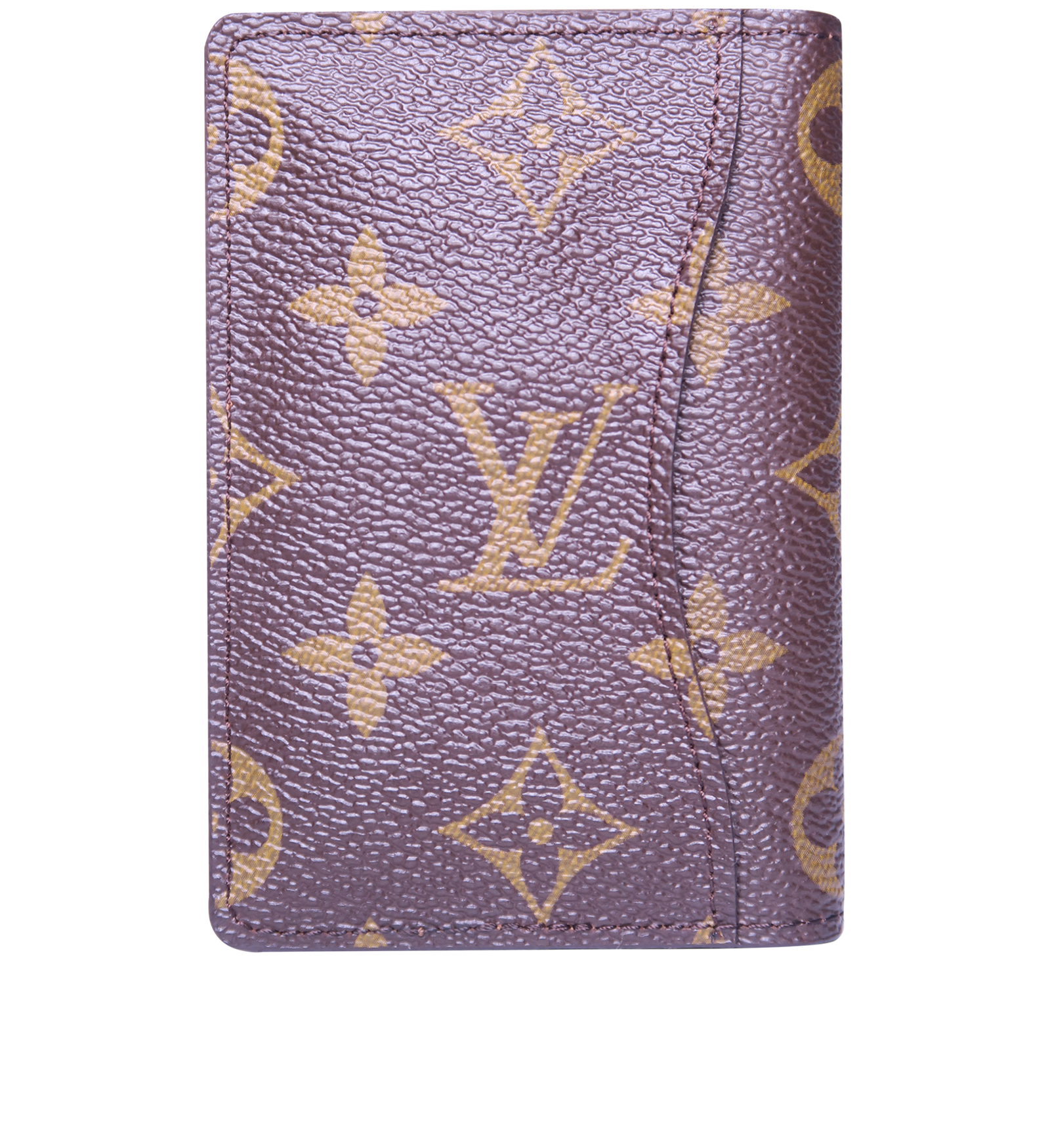 Louis Vuitton Pocket Organiser/Card Holder, &pound;200, Accessories, Brown, Coated Canvas, Back view